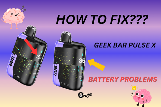 how to fix geek bar pulse x battery problems