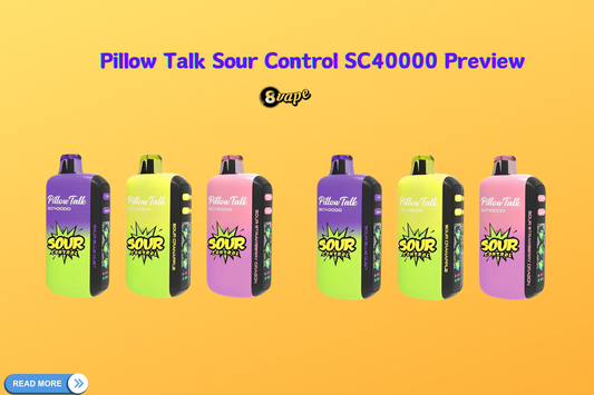 A comparison of the iJoy Lio SS4000 with ice-sweet control vs. the Pillow Talk Sweet Control SC4000 featuring adjustable sweetness and flavor control.