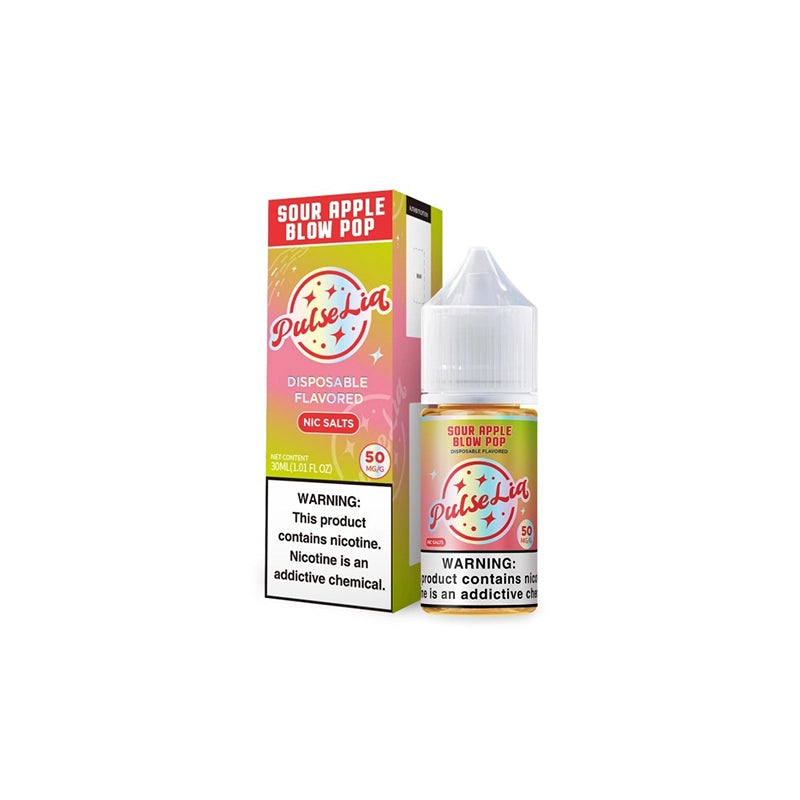 Pulse Liq Salt Sour Apple Blow Pop 30ml