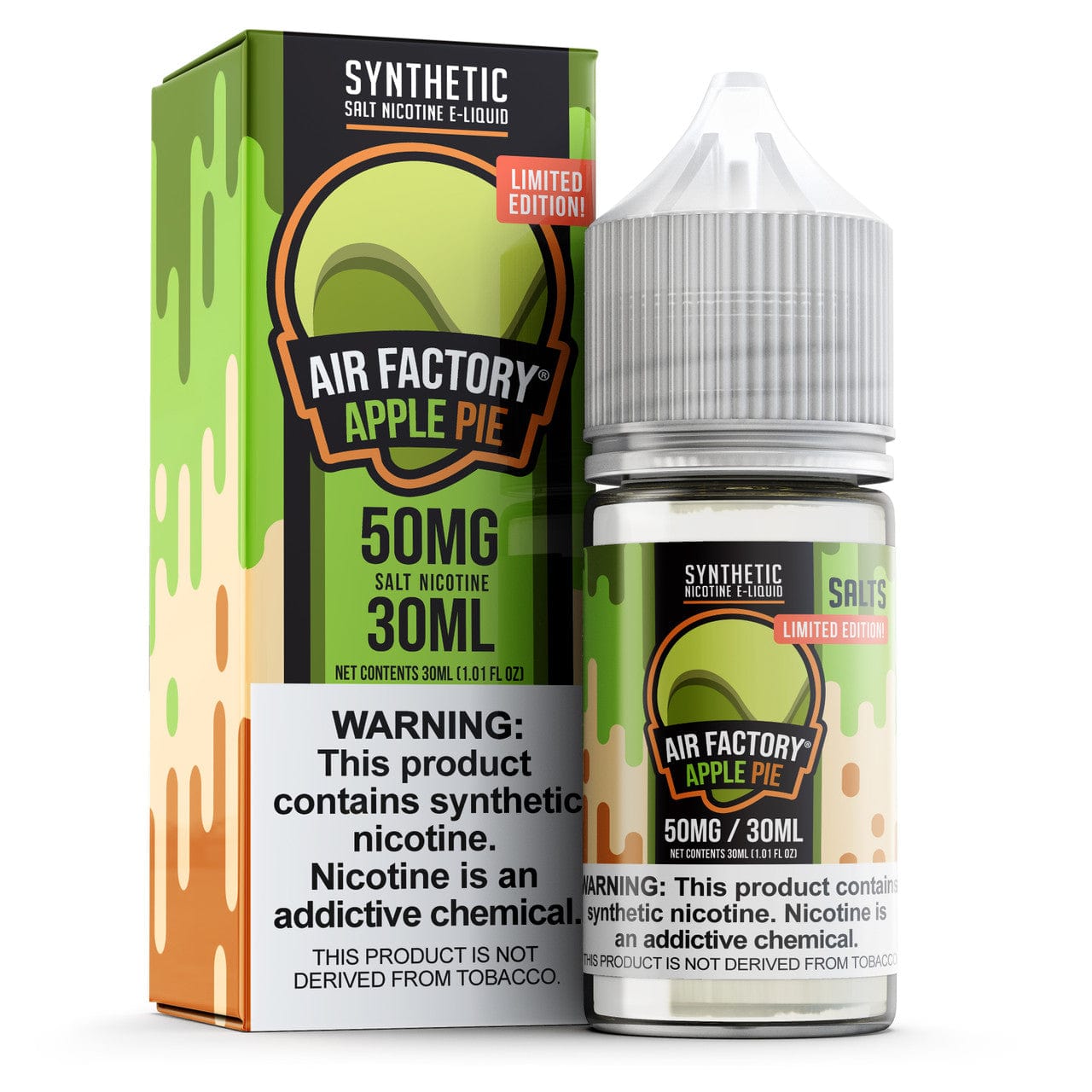 Air Factory Juice 50mg Air Factory *LIMITED EDITION* Apple Pie TF 30ml Nic Salt Vape Juice