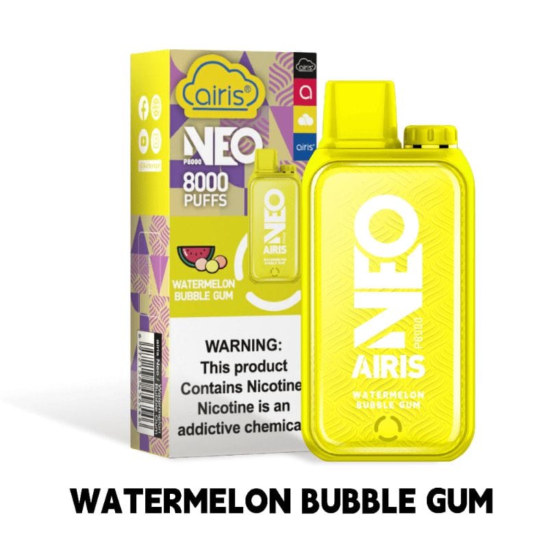 Airis Disposable Vape Watermelon Bubblegum Airis Neo P8000 Disposable Vape (5%, 8000 Puffs)