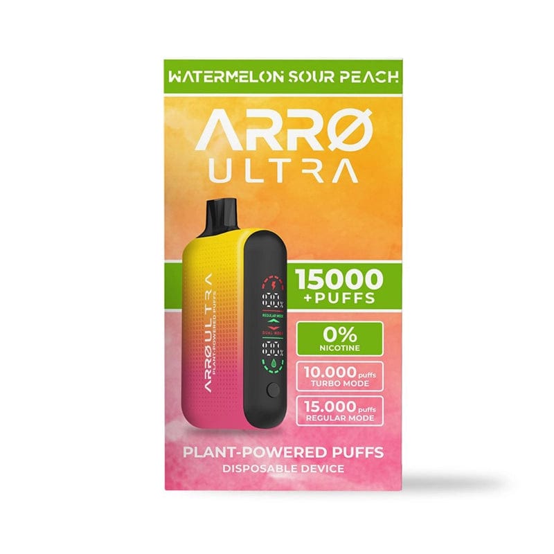 ARRO Disposable Vape 0% / Watermelon Sour Peach ARRO Ultra 15000 Disposable Vape (0%, 15000 Puffs)