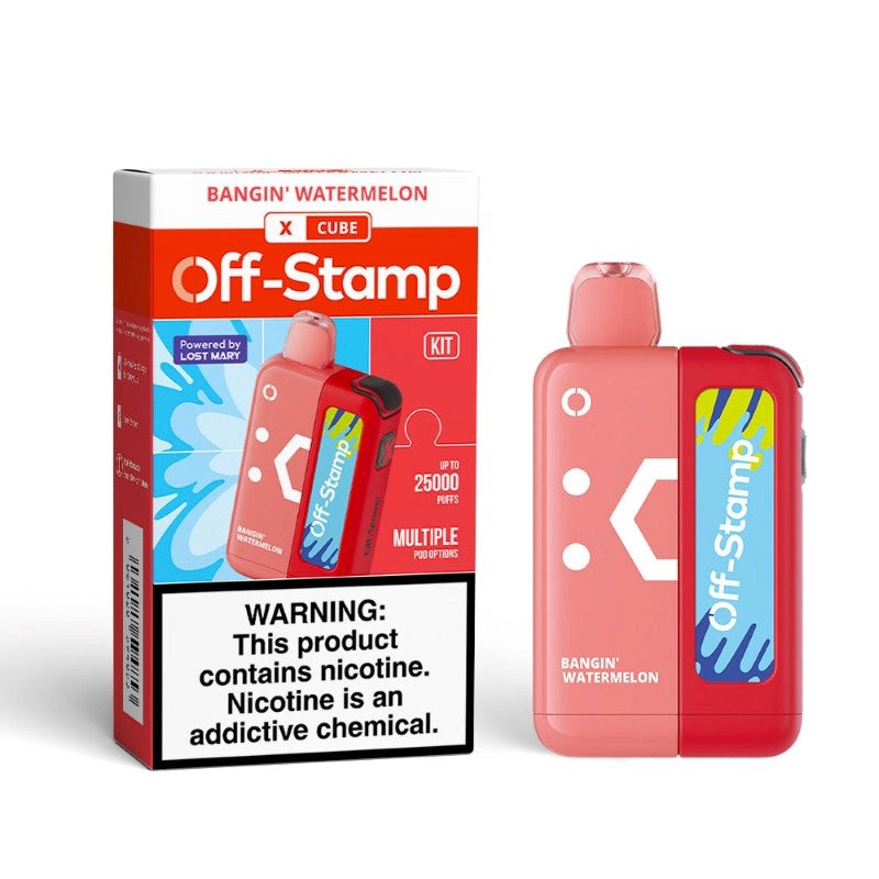 Off-Stamp X-CUBE 25K Disposable Kit (5%, 25000 Puffs)