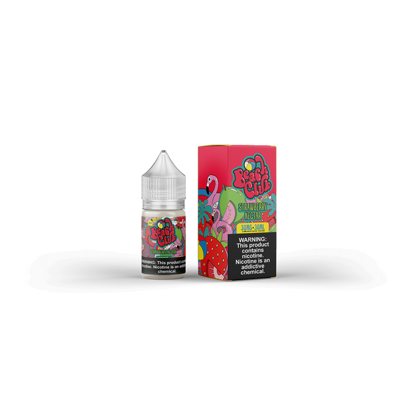 Beach Club Juice Beach Club Strawberry Nectar Nic Salt Vape Juice 30ml