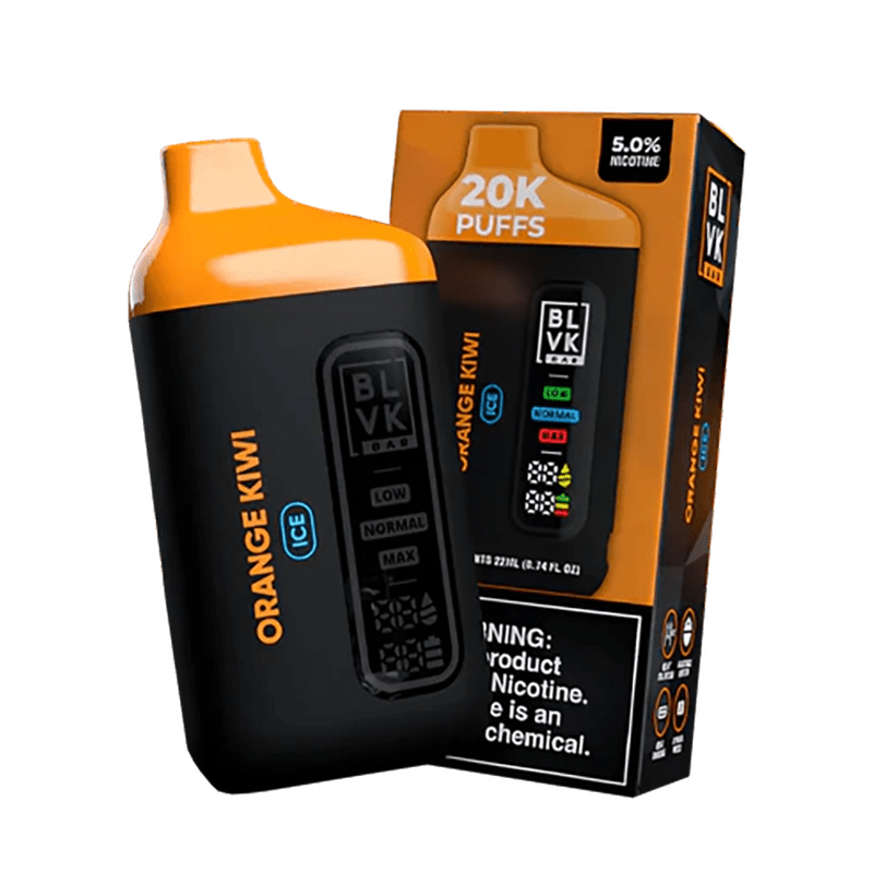 BLVK Bar 20K Disposable Vape Orange Kiwi Ice Flavor