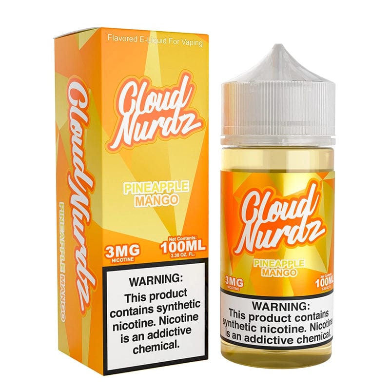 Cloud Nurdz Juice 3mg Cloud Nurdz Pineapple Mango Synthetic Vape Juice 100ml