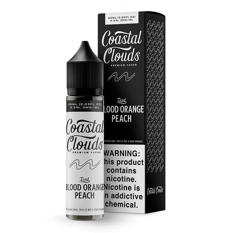 Coastal Clouds Juice 0mg Coastal Clouds ICED Blood Orange Peach Vape Juice 60ml