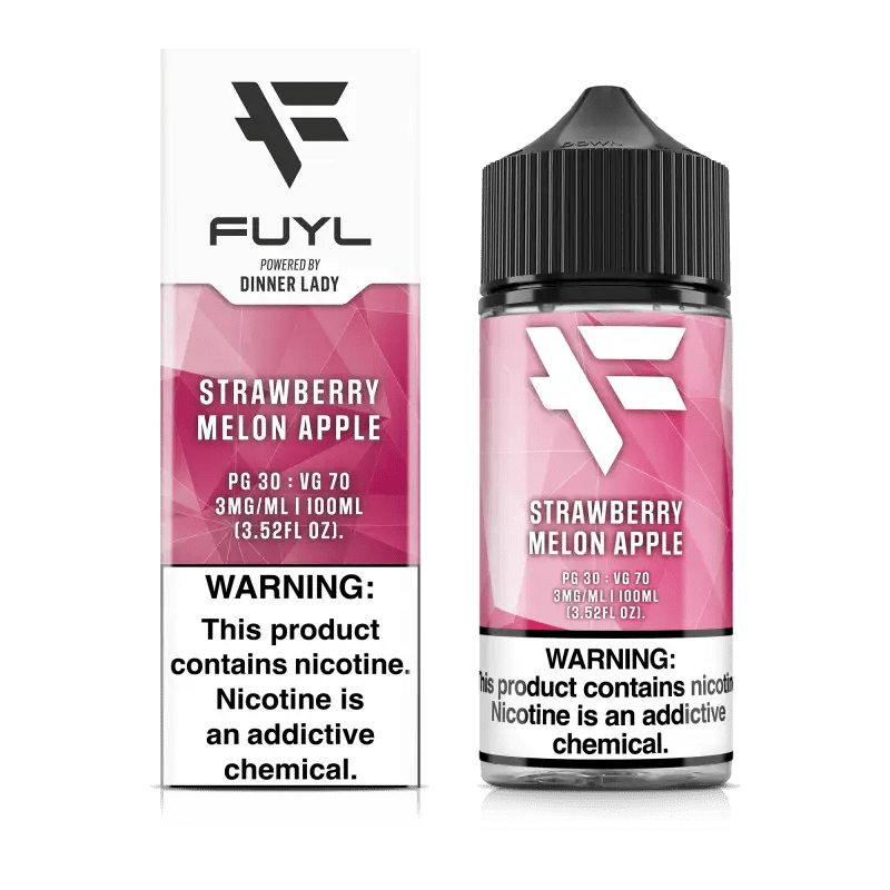 Dinner Juice 3mg Dinner Lady FUYL Strawberry Melon Apple 100ml