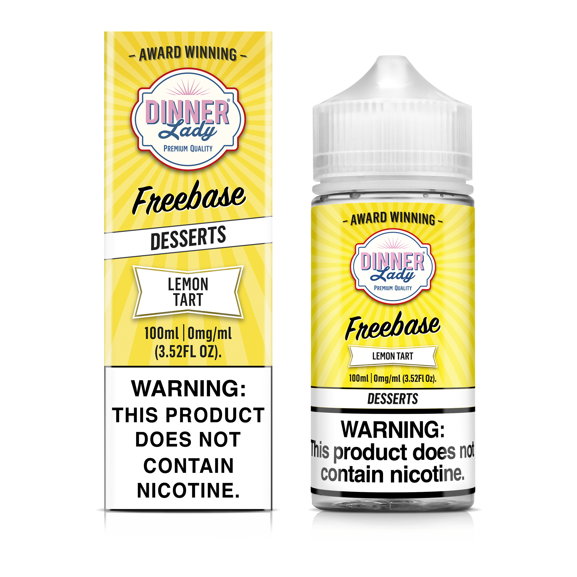 Dinner Lady Juice 0mg Dinner Lady Lemon Tart 100ml Vape Juice