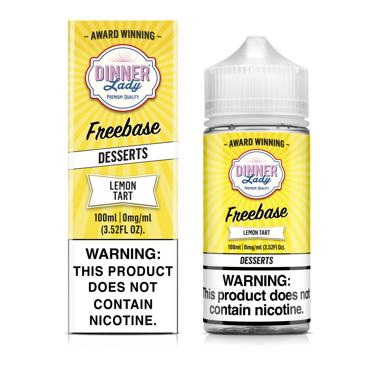 Dinner Lady Juice 0mg Dinner Lady Lemon Tart 100ml Vape Juice