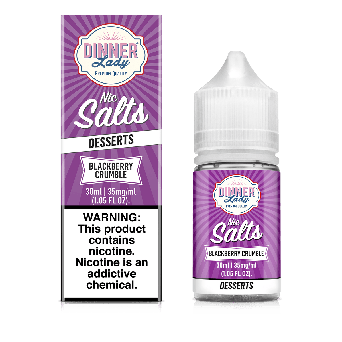 Dinner Lady Juice 35MG Dinner Lady Blackberry Crumble 30ml