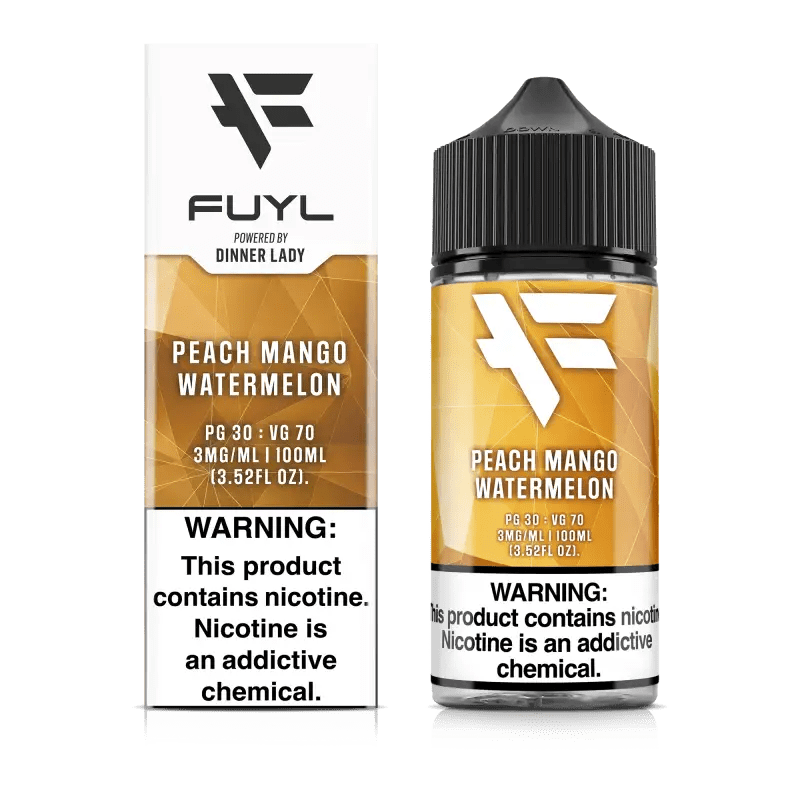 Dinner Lady Juice 3mg Dinner Lady FUYL Peach Mango Watermelon 100ml