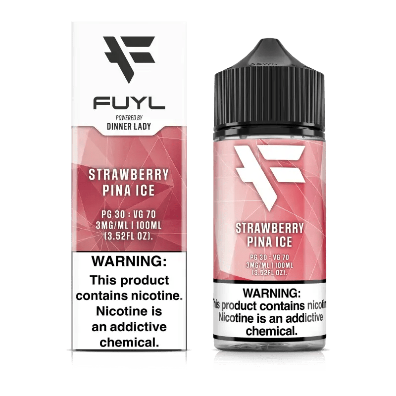 Dinner Lady Juice 3mg Dinner Lady FUYL Strawberry Pina Ice 100ml