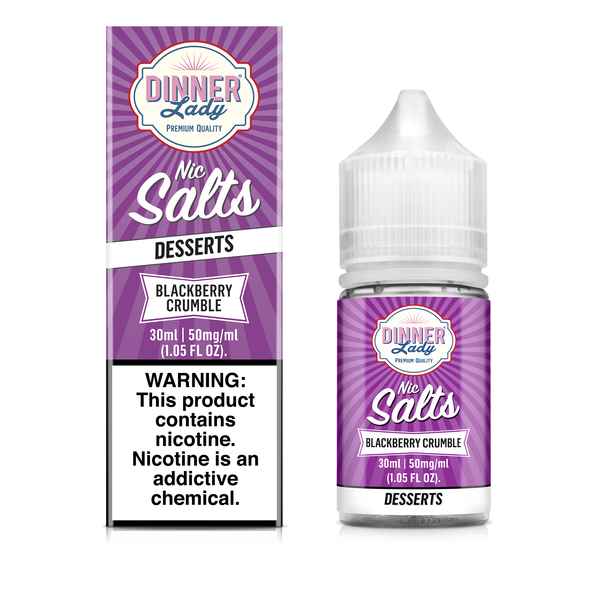 Dinner Lady Juice 50MG Dinner Lady Blackberry Crumble 30ml