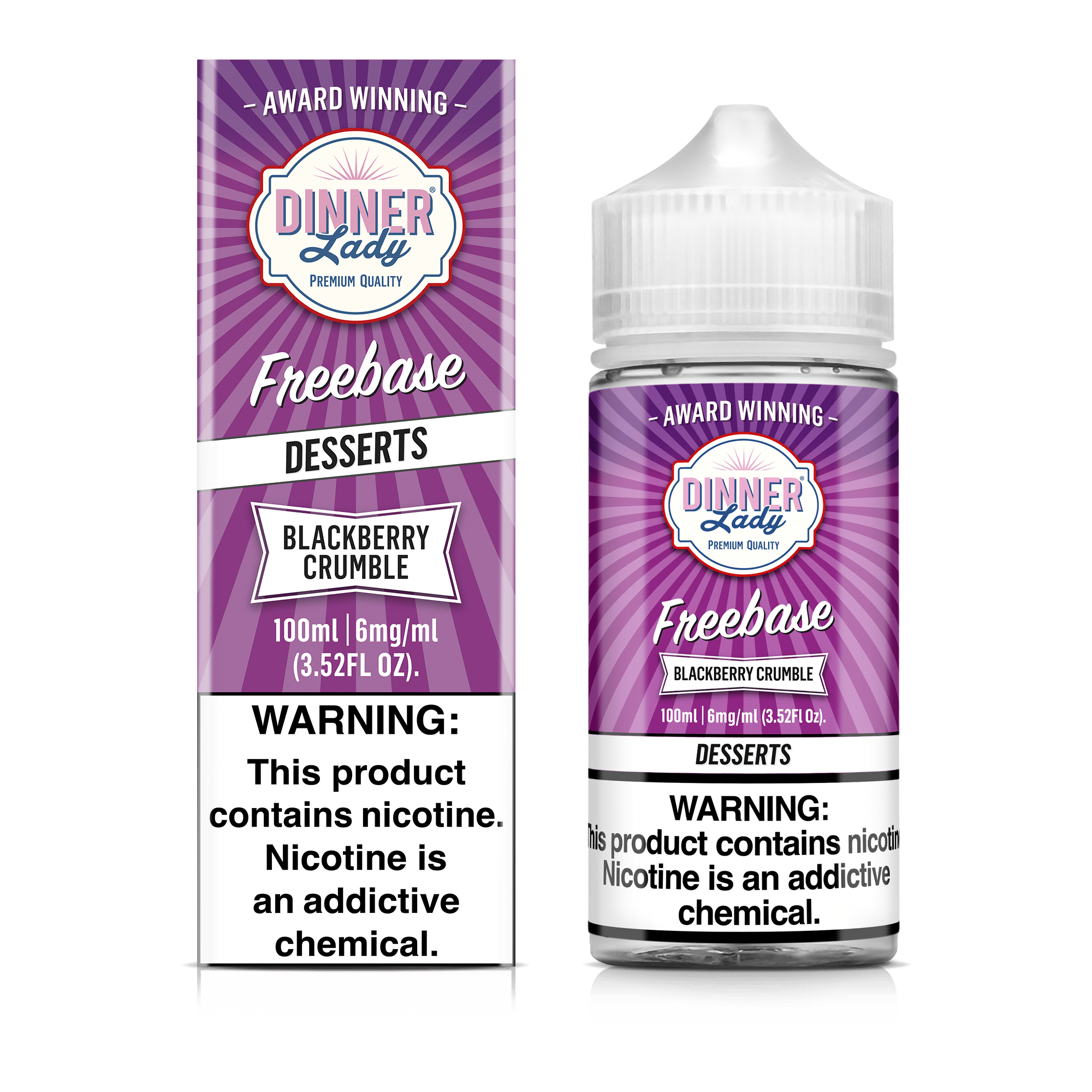 Dinner Lady Juice 6MG Dinner Lady Blackberry Crumble 100ml