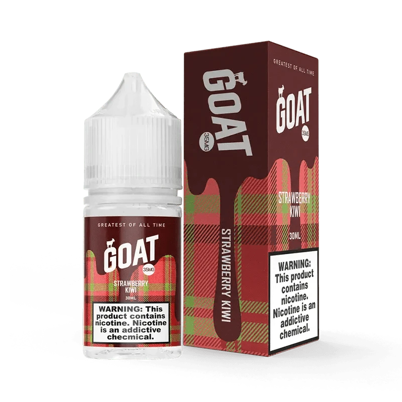 Drip More 35mg 🎁 Drip More Goat Salts Strawberry Kiwi Nic Salt Vape Juice 30ml (40% off)