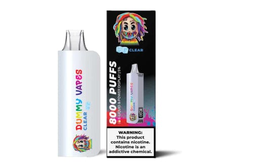 Dummy Vape Clear 🎁 Dummy Vape (Tekashi 6ix9ine) Disposable Vape (5%, 8000 Puffs) (100% off)