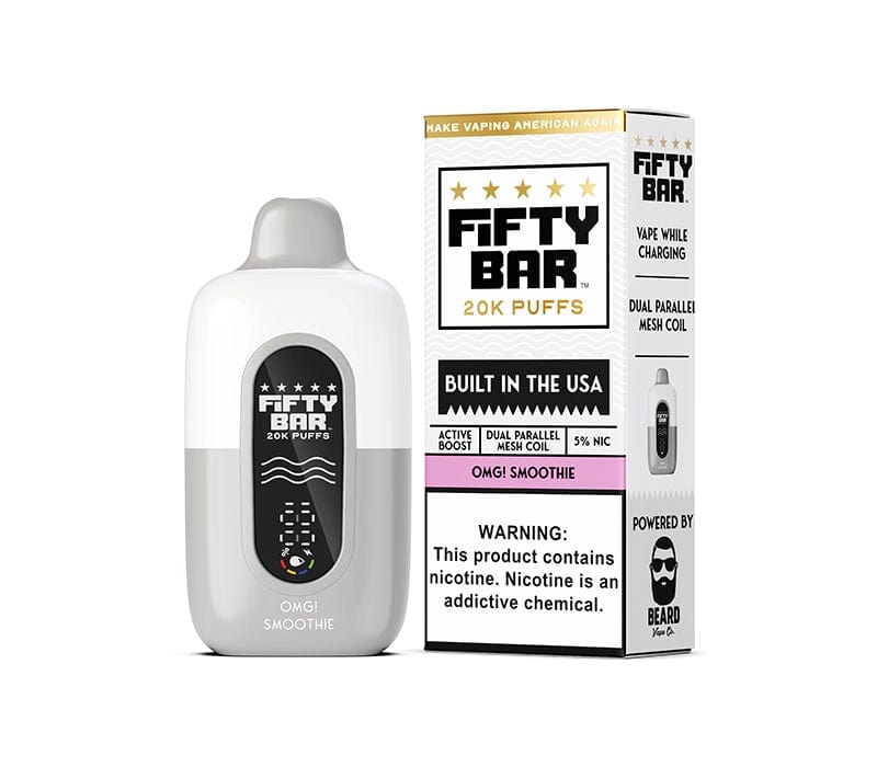 Fifty Bar Disposable Vape OMG! Smoothie Fifty Bar 20K Disposable Vape (5%, 20000 Puffs)