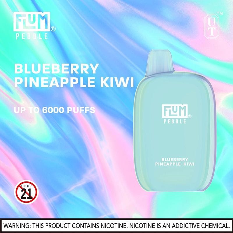 flum disposable vape flum pebble disposable vape blueberry pineapple kiwi