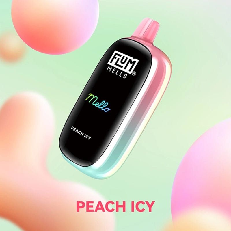 Flum Mello 20000 Disposable Vape Peach Icy Flavor