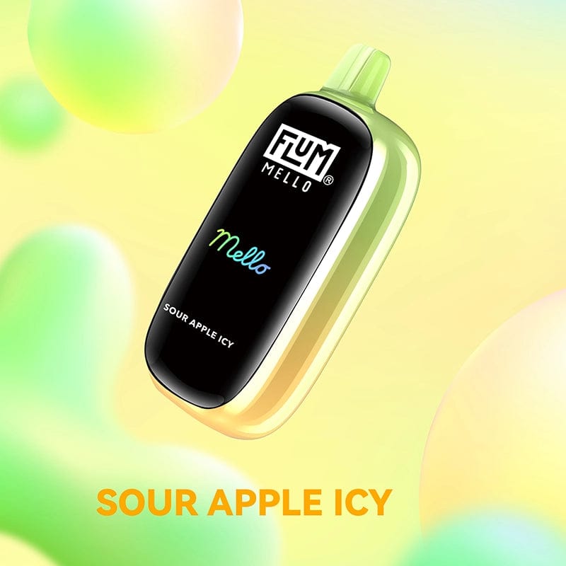 Flum Mello 20000 Disposable Vape Sour Apple Icy Flavor