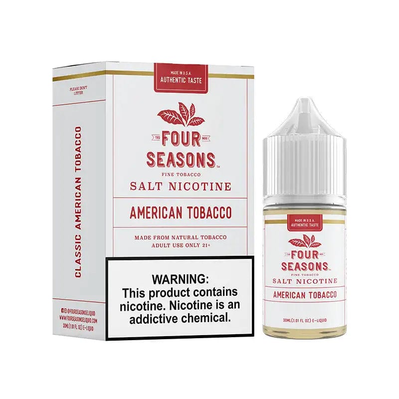 Four Seasons Juice Four Seasons E-Liquids American Tobacco 30ml Nic Salt Vape Juice