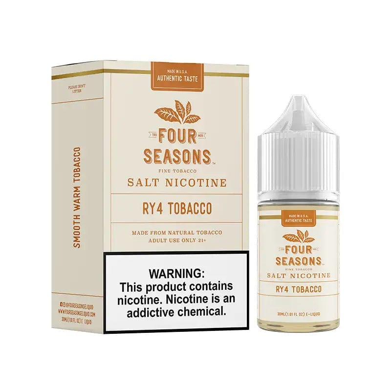 Four Seasons Juice Four Seasons E-Liquids RY4 Tobacco 30ml Nic Salt Vape Juice