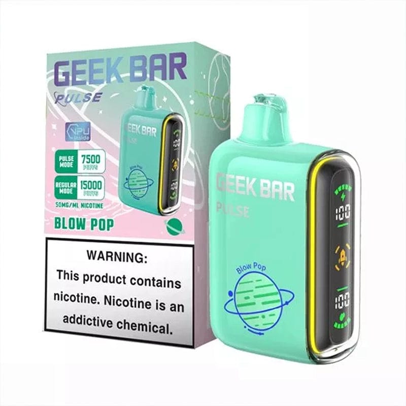 Geek Bar Disposable Vape Blow Pop' Geek Bar Pulse 15000 Disposable Vape (5%, 15000 Puffs)