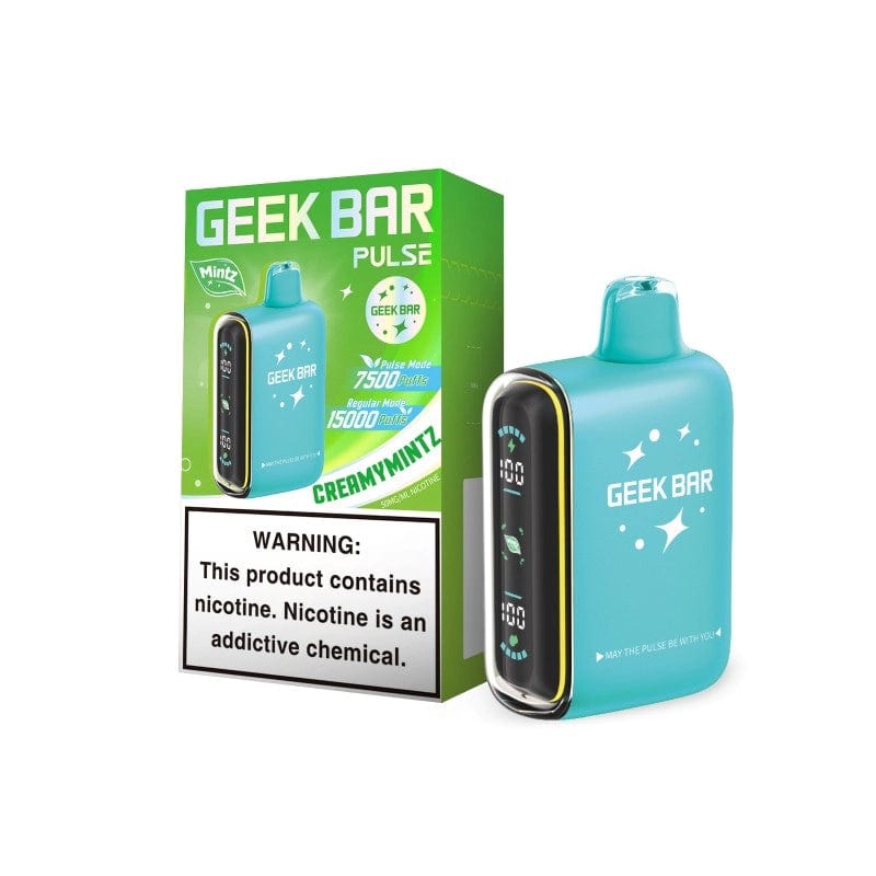 Geek Bar Disposable Vape CreamyMintz' Geek Bar Pulse 15000 Disposable Vape (5%, 15000 Puffs)