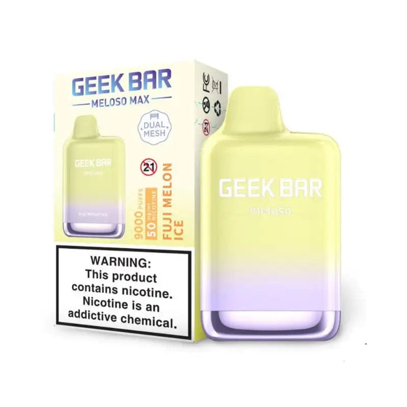 Geek Bar Disposable Vape Fuji Melon Ice Geek Bar Meloso MAX Disposable Vape (5%, 9000 Puffs)