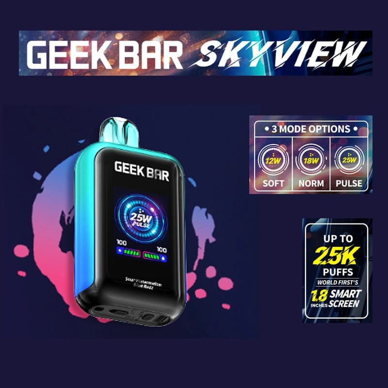 Geek Bar Disposable Vape Geek Bar Skyview 25K Disposable Vape (5%, 25000 Puffs)