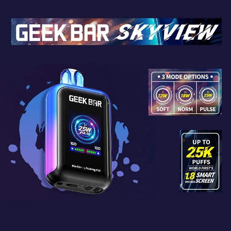 Geek Bar Disposable Vape Geek Bar Skyview 25K Disposable Vape (5%, 25000 Puffs)