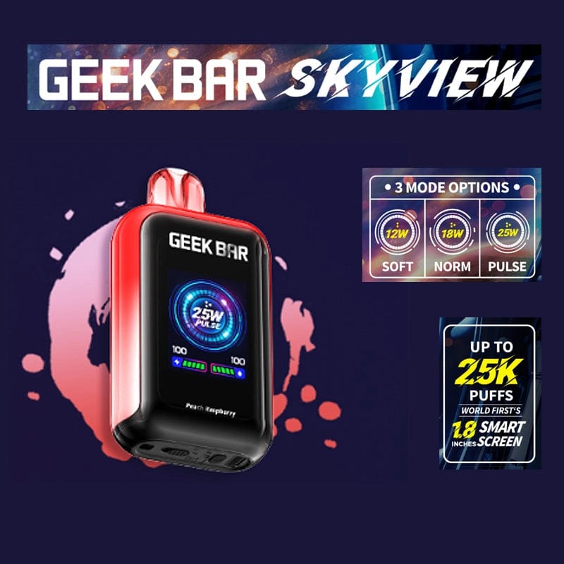 Geek Bar Disposable Vape Geek Bar Skyview 25K Disposable Vape (5%, 25000 Puffs)