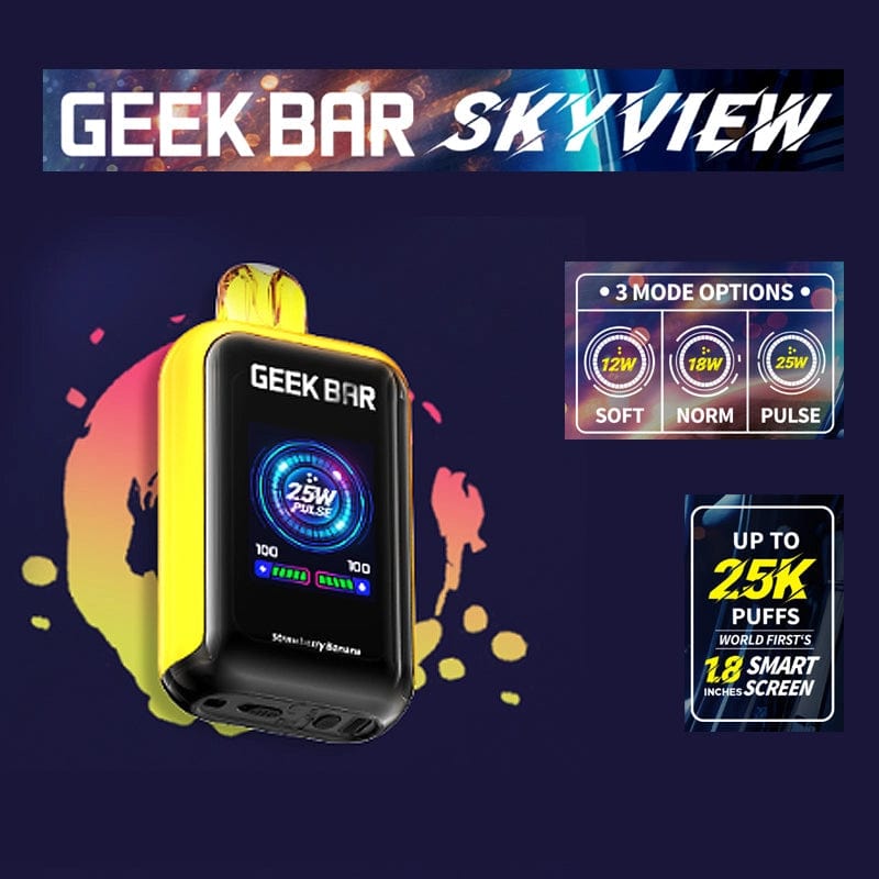 Geek Bar Disposable Vape Geek Bar Skyview 25K Disposable Vape (5%, 25000 Puffs)