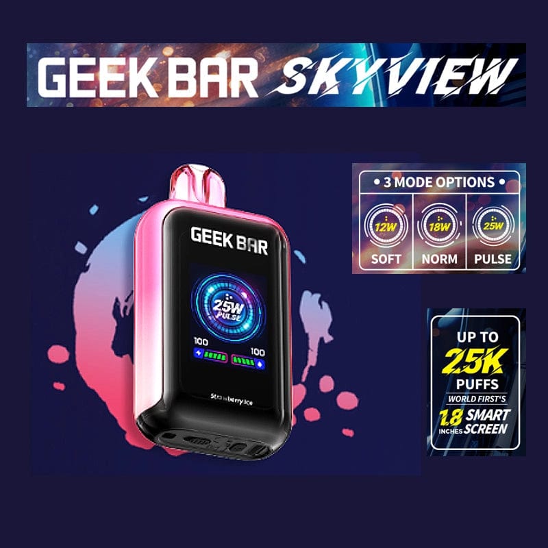 Geek Bar Disposable Vape Geek Bar Skyview 25K Disposable Vape (5%, 25000 Puffs)