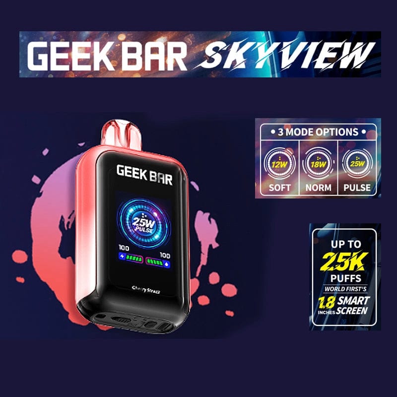 Geek Bar Disposable Vape Geek Bar Skyview 25K Disposable Vape (5%, 25000 Puffs)