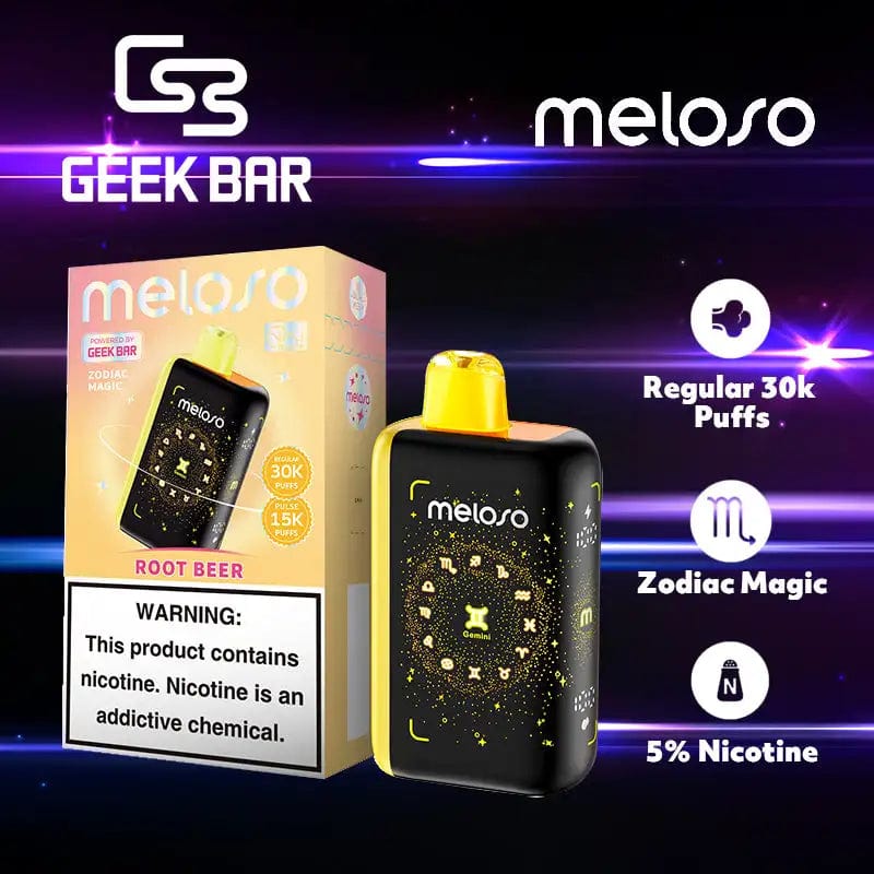 Geek Bar Disposable Vape Root Beer Geek Bar Meloso Bar 30000 Disposable Vape (5%, 30000 Puffs)