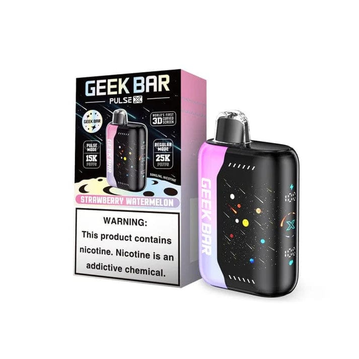 Geek Bar Disposable Vape Strawberry Watermelon (Meteor Edition) Geek Bar Pulse X 25000 Disposable Vape (5%, 25000 Puffs)