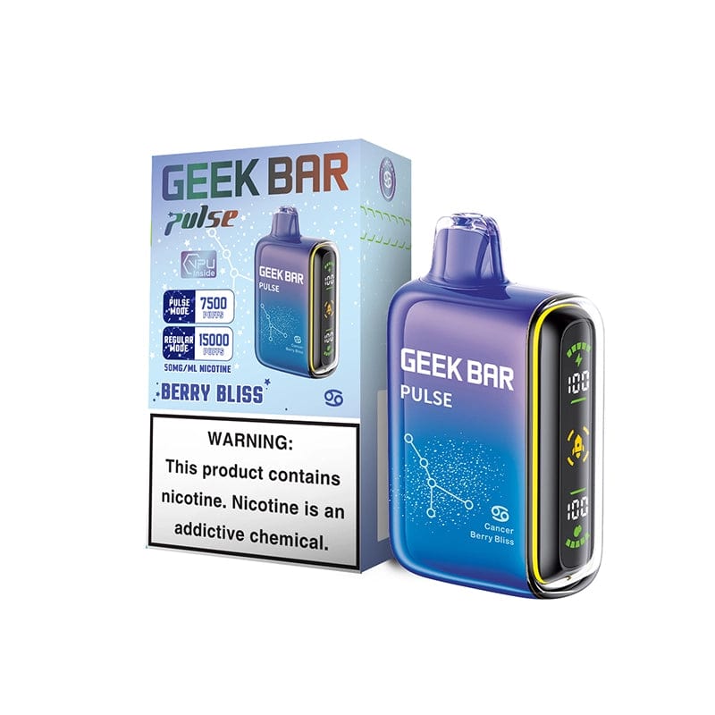 geek bar pulse 15000 disposable vape berry bliss flavor