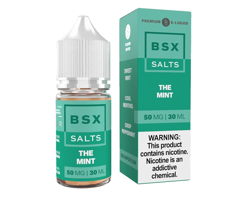 GLAS Juice 50MG Glas BSX The Mint Nic Salt Vape Juice 30ml