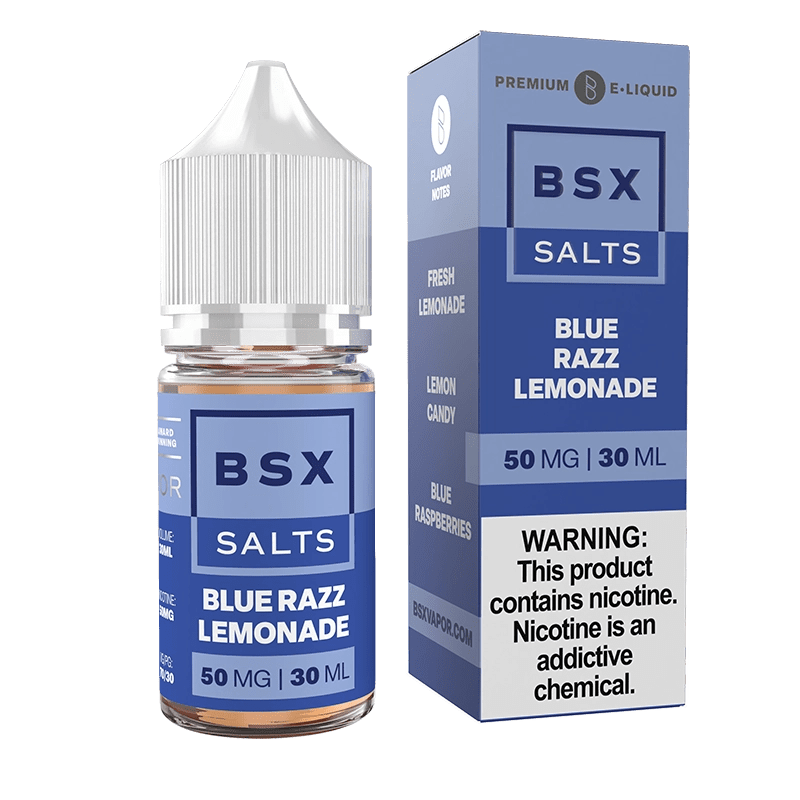 GLAS Juice Glas BSX Blue Razz Lemonade Nic Salt Vape Juice 30ml