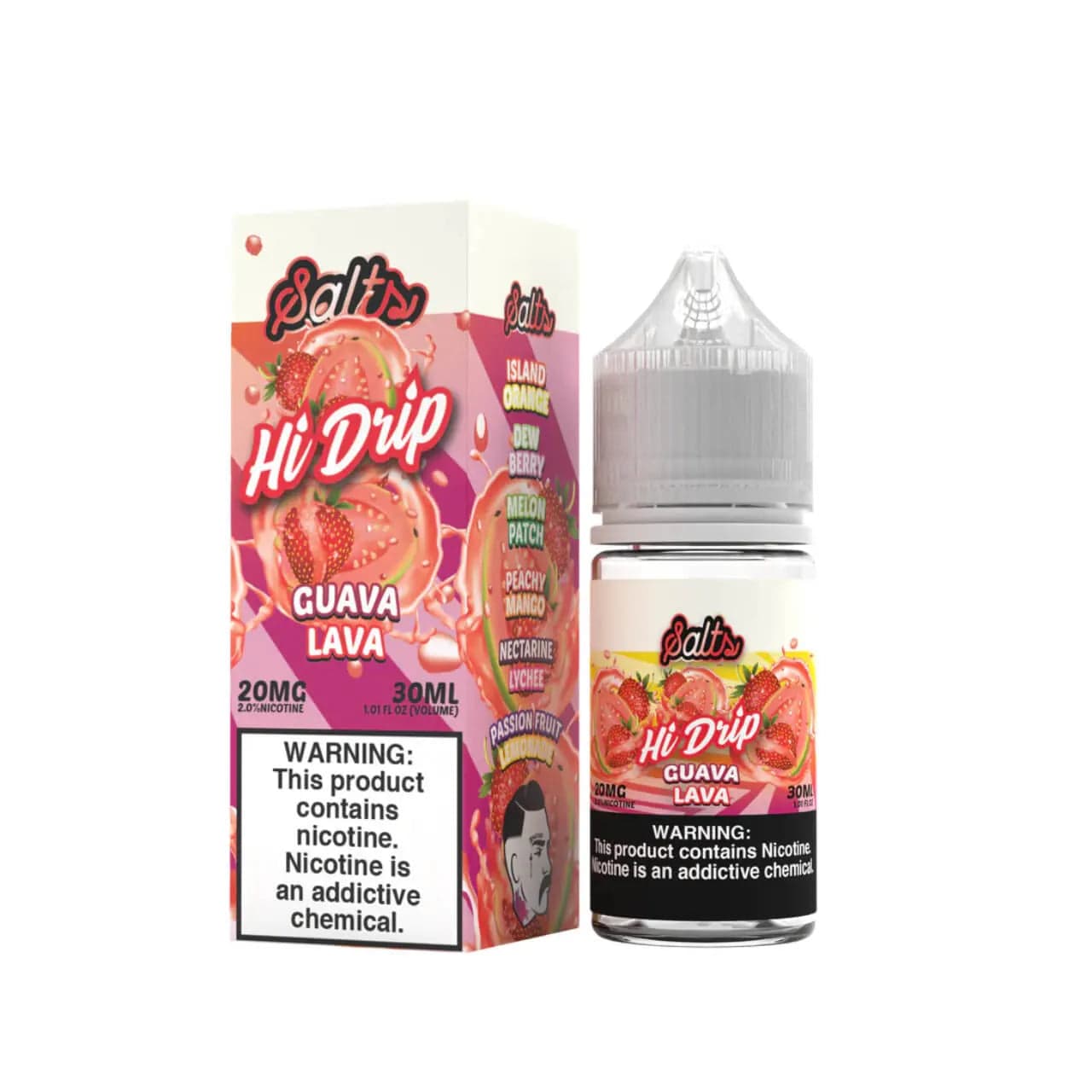 Hi-Drip Juice Guava Lava Nic Salt Vape Juice 30ml - Hi Drip