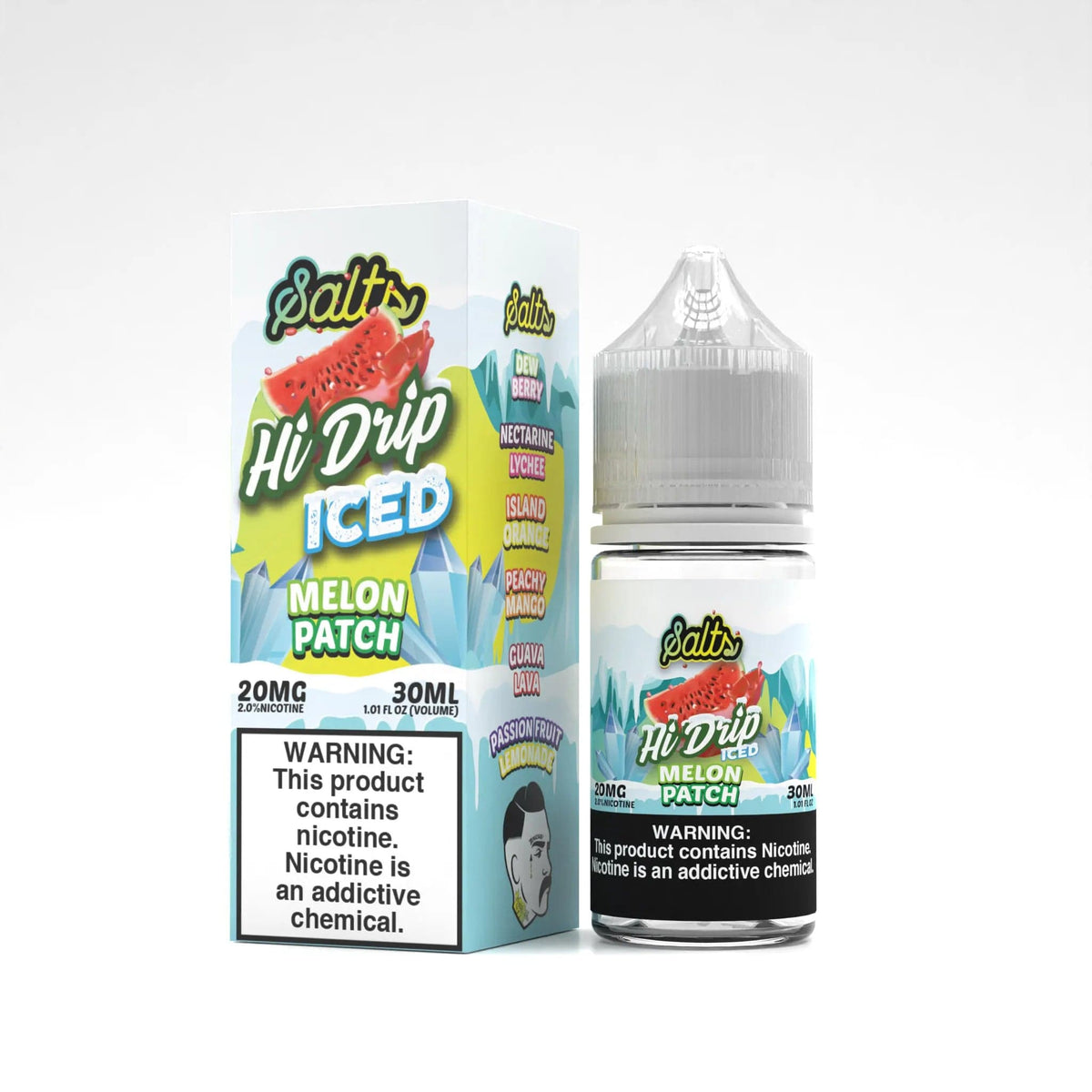 Hi-Drip Juice Hi-Drip Salts Iced Melon Patch 30ml Nic Salt Vape Juice