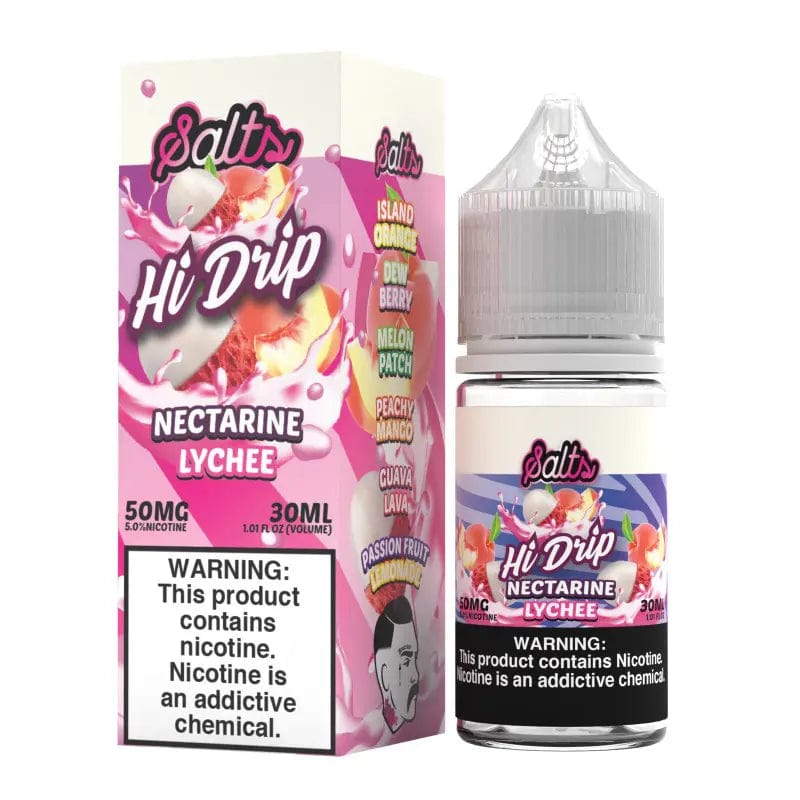 Hi-Drip Juice Nectarine Lychee Nic Salt Vape Juice 30ml - Hi Drip