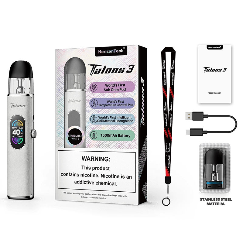 Horizon Pod System Starburst White Horizon Talons 3 40W Pod Kit