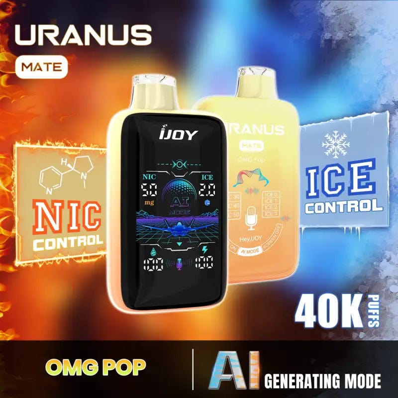 iJoy Disposable Vape OMG Pop iJoy Uranus Mate 40K Disposable Vape (5%, 40000 Puffs)