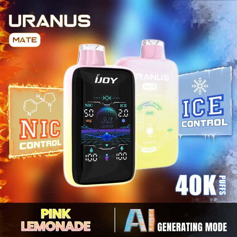 iJoy Disposable Vape Pink Lemonade iJoy Uranus Mate 40K Disposable Vape (5%, 40000 Puffs)