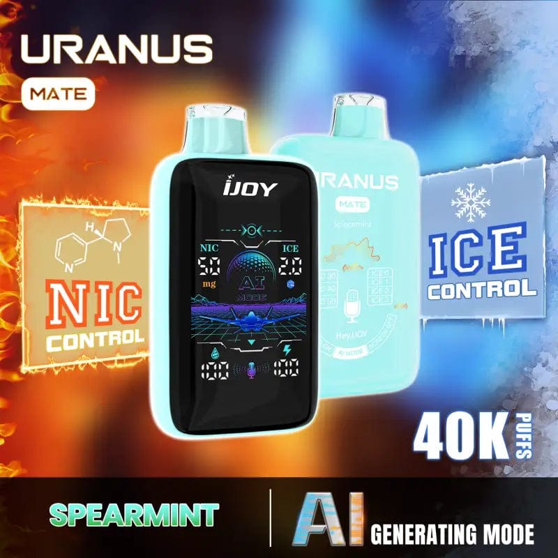 iJoy Disposable Vape Spearmint iJoy Uranus Mate 40K Disposable Vape (5%, 40000 Puffs)