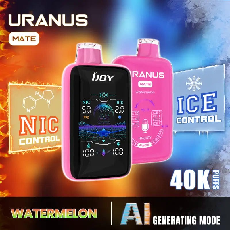 iJoy Disposable Vape Watermelon Ice iJoy Uranus Mate 40K Disposable Vape (5%, 40000 Puffs)