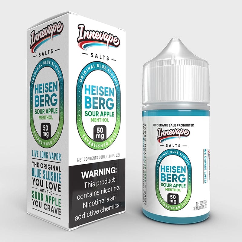 INNEVAPE Juice Innevape Heisenberg Sour Apple Menthol Nic Salt Vape Juice 30ml